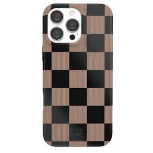 Velvet Caviar Checkered Black and Mocha Phone Case